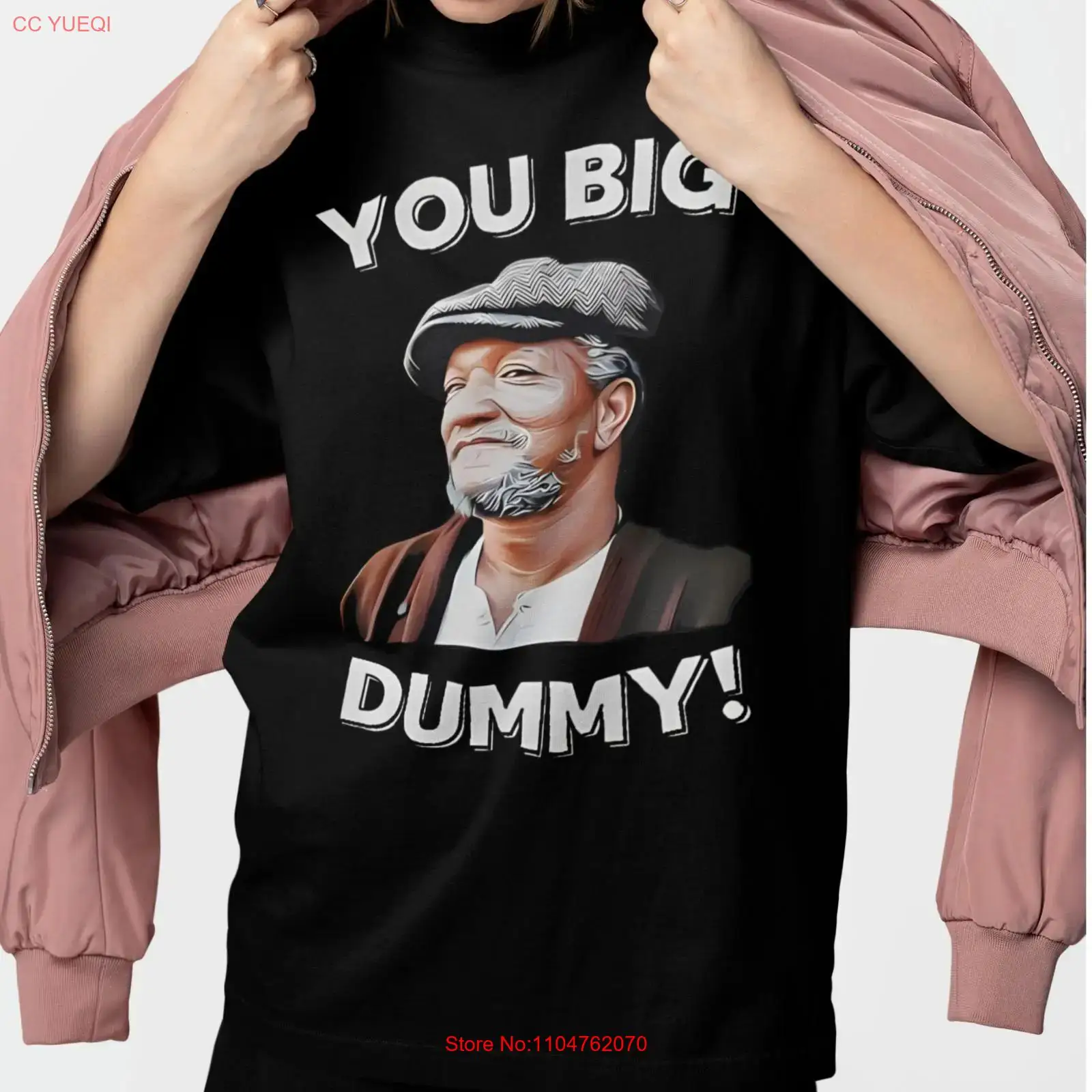 Vintage Fashion Quotes - 「お前、バカだな」面白いTシャツ。クラシックなテレビのセリフをモチーフにしたミーム。長袖または半袖。ヴィンテージ風のウォッシュ加工トップス。普段使いに最適。ファッション性の高いグラフィックデザイン。
