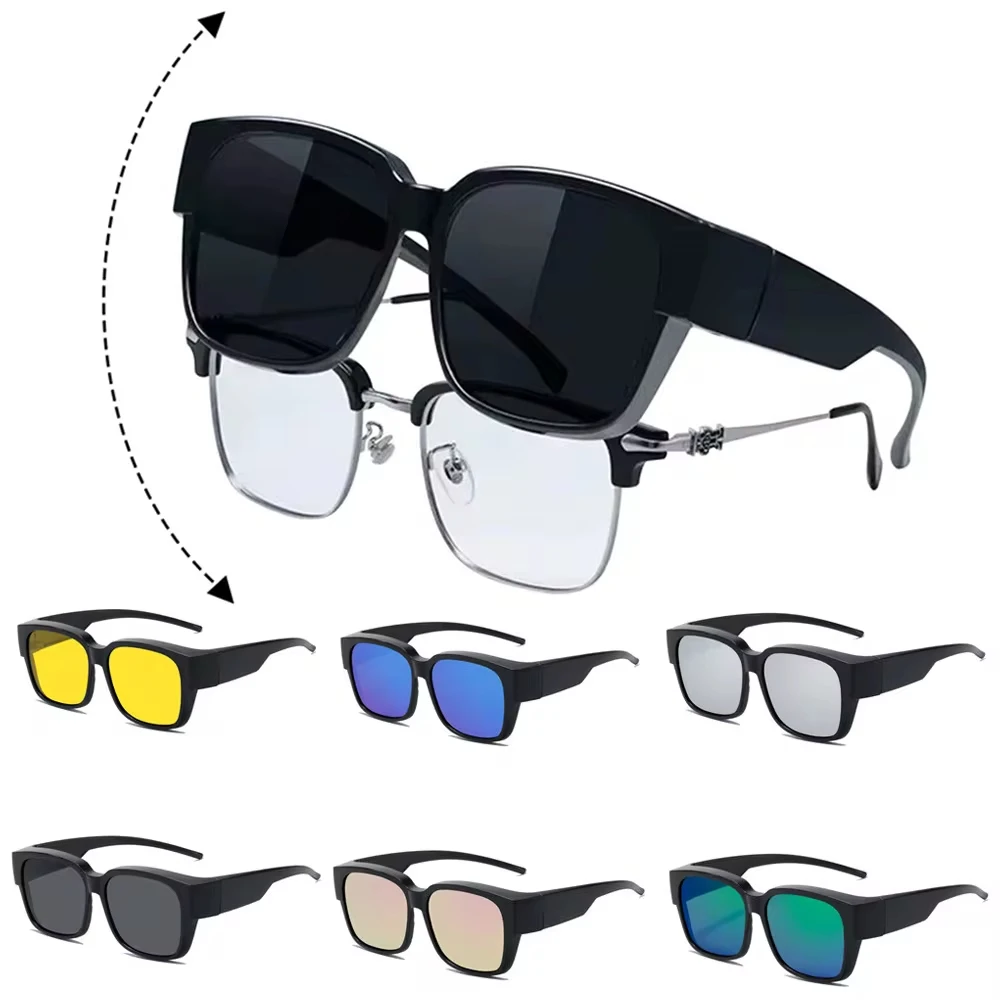 最新トレンドの偏光サングラス。近視用メガネの上から着用可能。 - Vintage Fashion Enthusiasts のレビューと価格